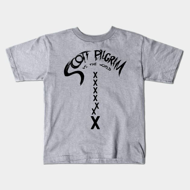 Scott Pilgrim - Seven Evil Exes Kids T-Shirt by fhespinosa